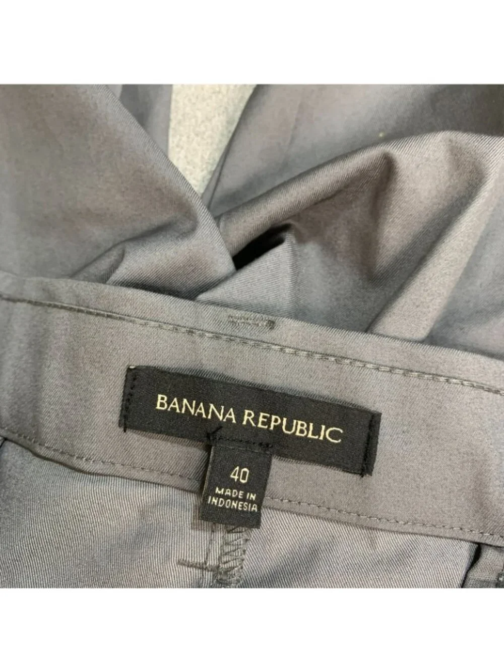 NWT Banana Republic Men's 40 Gray Stretch Chino Shorts
